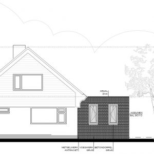 Ontwerp aanbouw